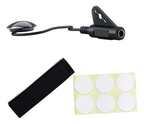 Póngase Con El Micrófono Piezo Pickup Con Cable Estándar