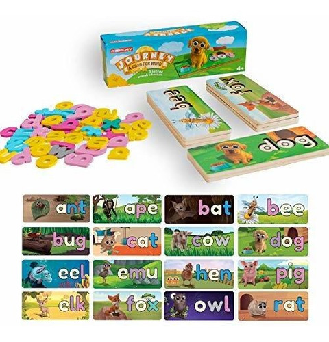 See And Spell Puzzle Set Juguetes De Aprendizaje Para N...