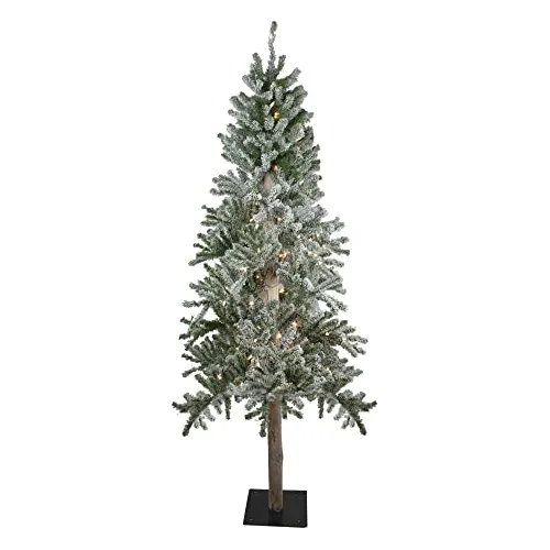 Árbol Navideño Artificial Estrecho 7' - Luces Claras