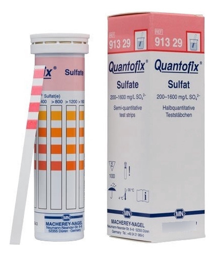 Macherey-nagel, , Quantofix Sulfate, Caja De 100 Tiras