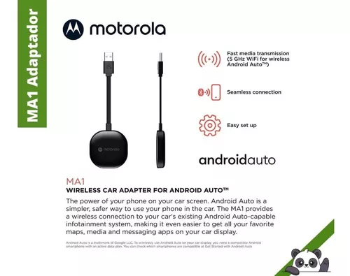 Ma1 Adaptador Inalámbrico Para Coche Para Android Auto