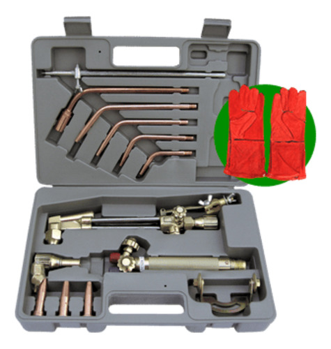 Kit Caña De Corte Y Soldar Con Guante Zwck-14
