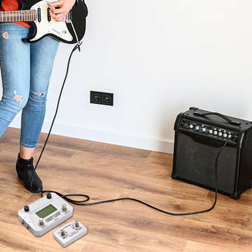 Pedal Circular Rowin Drum Machine, Guitarra Looper