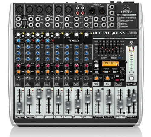 Consola Mezcladora Behringer Xenyx Qx1222 Usb 12 Canales P