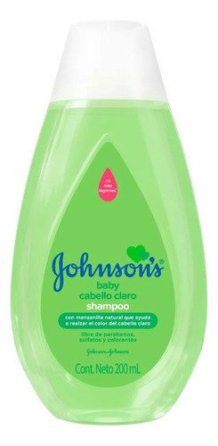 Shampoo Para Bebé Johnsons Manzanilla Cabello Claro 200ml