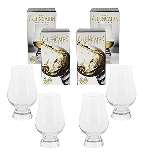 Glencairn - Juego De 4 Vasos De Whisky De Cristal