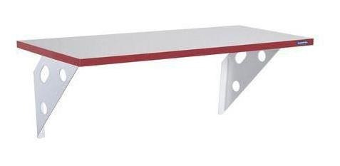 Imagem 2 de 3 de Prateleira Color Sup Metal 600x250x15 Vermelho 91483064