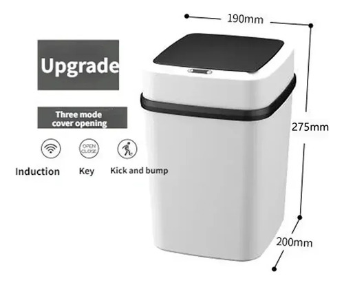 Cubo De Basura Inteligente Con Sensor Automático