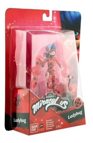 Miraculous Ladybug Lucky Charm Muñeca Mini Bandai