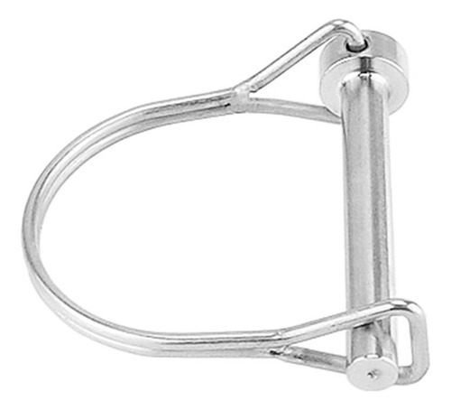 Pin De Acoplamiento De Seguridad 316 Plateado De 8 X 70 Mm,
