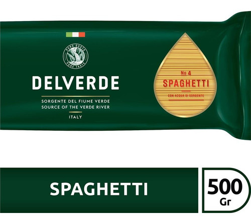 Fideos Delverde Spaghetti X 500 Gr