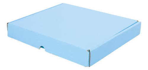 Caixa De Papelão Colorida Envios - Azul 32x19x9 - 25 Unid