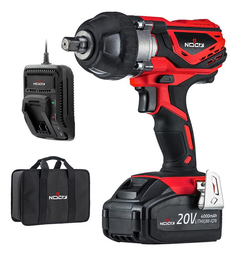 Nocry 20v Cordless Impact Wrench Kit - 300 Ft-lb (400 N