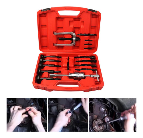 Kit De Extractor De Cojinetes Internos De Agujero Ciego,