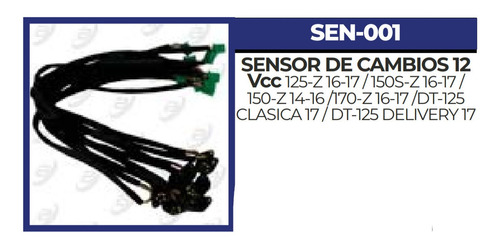Sensor De Cambios 125z, 150sz, 150z, 170z, 200z, Rt200, 