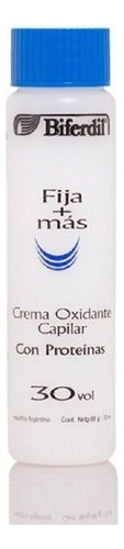  Crema Oxidante Capilar Con Proteínas Biferdil 30vol 70ml Tono 3/0