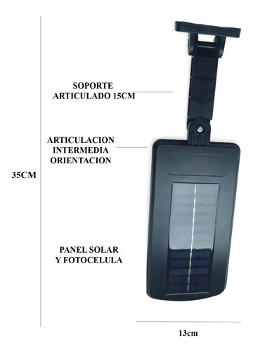 Pack X4 Reflector Solar Led Luminaria Calle 30w Fotocelula