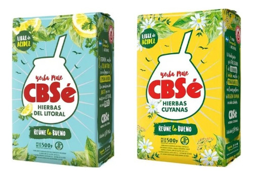 Combo De Yerba Cbsé Hierbas Cuyanas Y Hierbas Del Litoral