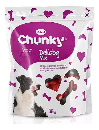 Chunky Galletas Delidog Mix Para Perro X 280gr. Entrega Ya!