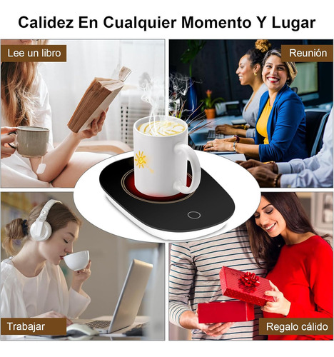 Calentador De Tazas Eléctrico Para Café Y Té, Acero Inox.