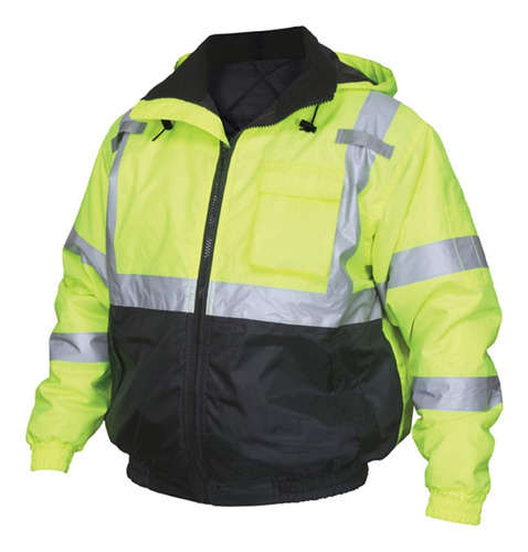 Safety Vbbqcl3l Chaqueta Seguridad Do Tono Clase 3 Lluvia