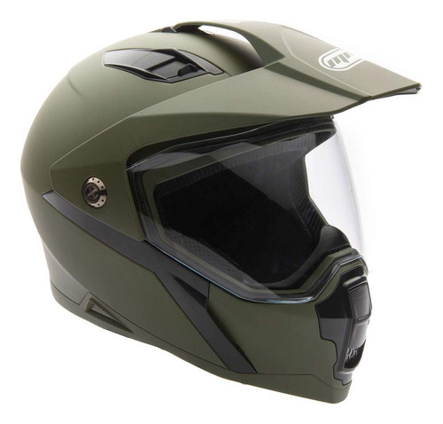 Mmg - Casco Dual Para Motocicleta Todoterreno Y Motocross Co