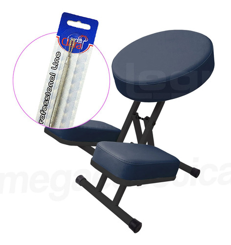 Imagem 1 de 8 de Kneeling Chair Cadeira Reeducação Postural Brinde Extrator