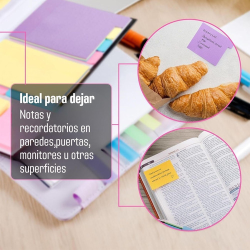 Juego De Notas Adhesivas Para La Escuela, Post It Para