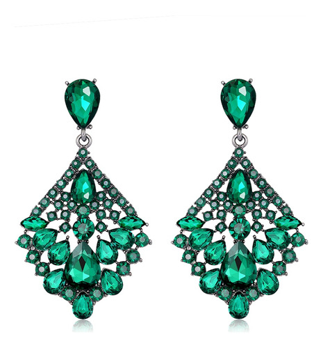 Pendientes Colgantes De Diamantes Acrílicos W4 Vintage Para