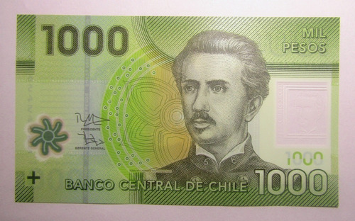 Chile 1000 Pesos 2016 P 161 Polimero Unc Sin Circular