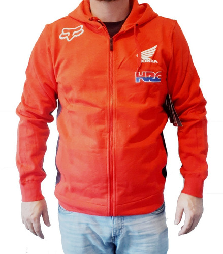 Imagen 1 de 5 de Buzo Fox Hrc 36 Zip Fleece Usa #20595-003