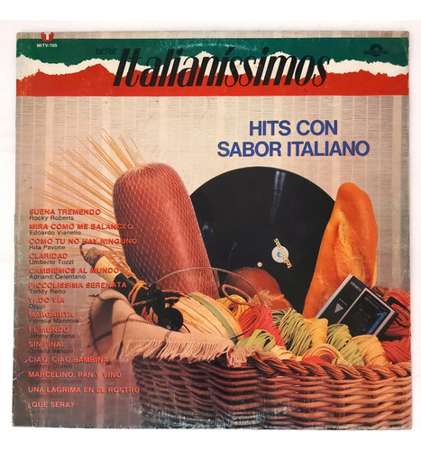 Varios Artistas - Hits Con Sabor Italiano Lp