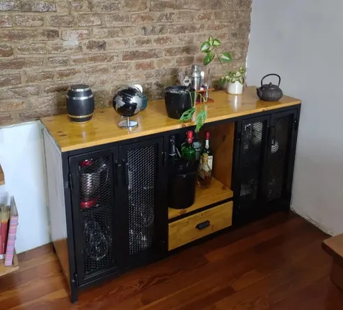 Rack Tv Industrial Living Comedor