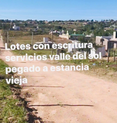 Lote En Valle Sol, Villa Santa Cruz Del Lago A 5 Min Del Cucú Villa Carlos Paz