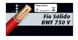 Imagem 3 de 4 de Fio Rígido/sólido 750v 2,5mm Corfio T/cores Rolo 10metros
