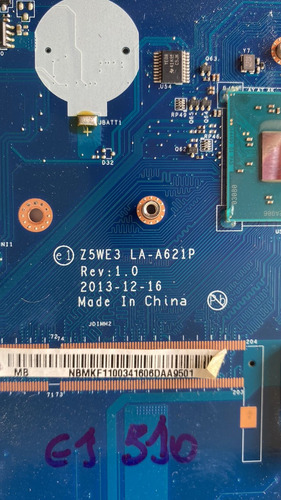 Placa Mae Notebook Acer Aspire E1 510 La-a621p Celeron (Usado)