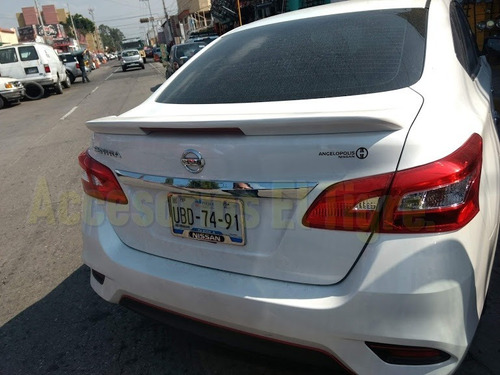 Aleron Nissan Sentra + Estribos Laterlas  13-18 Spoiler Lip 