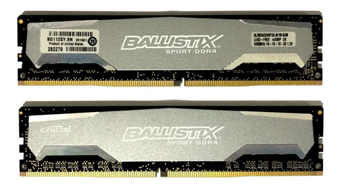 Memorias Ram Ddr4 2x8gb Crucial Ballistix Sport 2400mhz