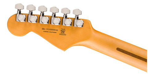 Fender American Ultra Ii Stratocaster Ebony Texas Tea Diestro Marrón Oscuro Ébano