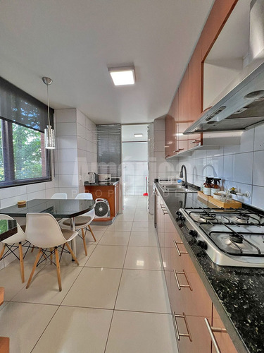Elegante Depto Remodelado 168m² En Barrio Noruega, Las Conde