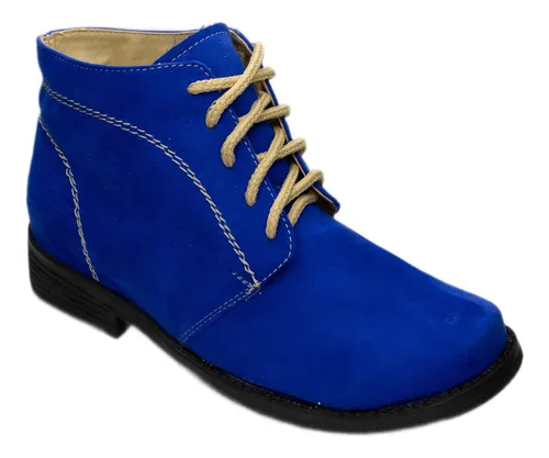 Botines azul rey hot sale