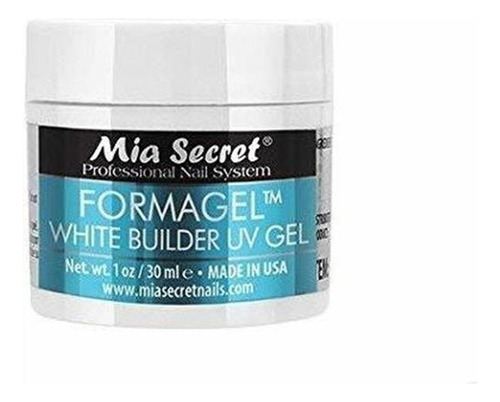 Mia Secret Formagel White Builder Gel 1 Oz Sistema De Uñ