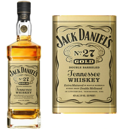 Imagen 8 de 9 de Whisky Jack Daniels Gold Nro 27 700ml En Estuche
