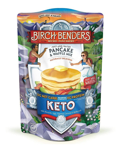 Keto Pancakes & Waffle Mix 283 Grs Birch Benders