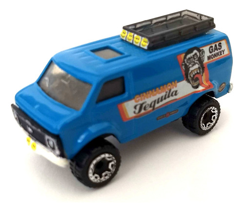 Chevrolet Van Gasmonkey Matchbox Custom (Reacondicionado)