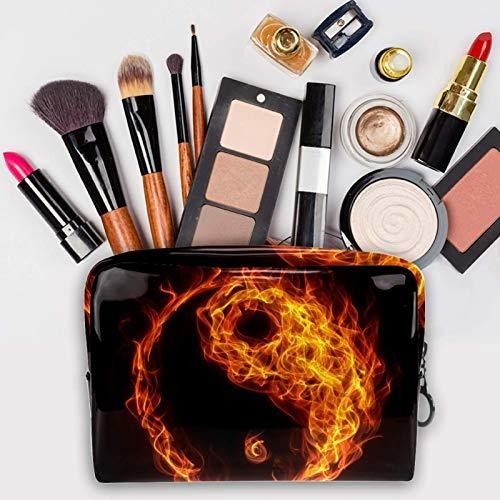 Bolsas Y Estuches Makeup Bag Flame Taiji Travel Makeup Bag 
