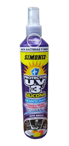 Protector U.v.3 Silicona Desinfectante Motos  Simoniz  300ml