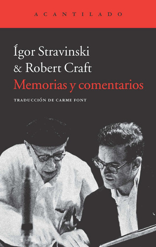 Memorias Y Comentarios - Stravinski,igor