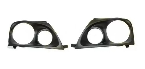 Par Moldura Aro Do Farol L200 Sport Outdoor 2004 A 2012
