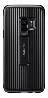 Funda Negra Para Samsung Galaxy S9 Con Soporte